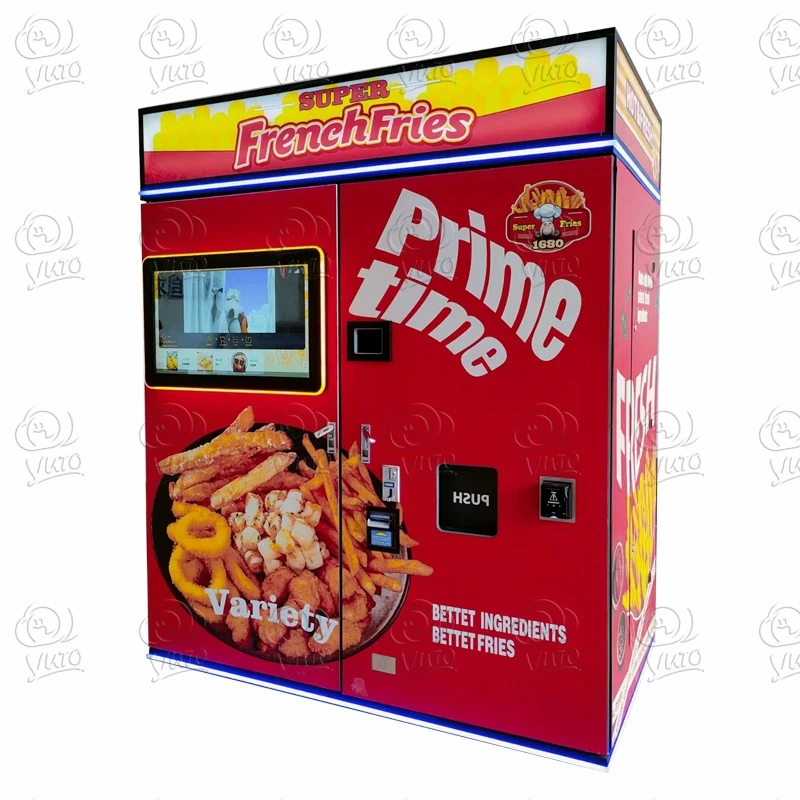 Outdoor Intelligent french fry machine For Sale|Self-service French fries vending machine Manufacturer Form China