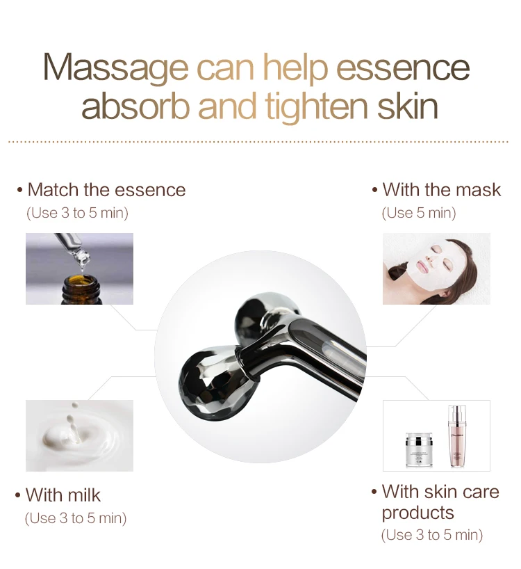  Private Label Face Lift Tool Beauty Massage Body 3D Roller Massager V