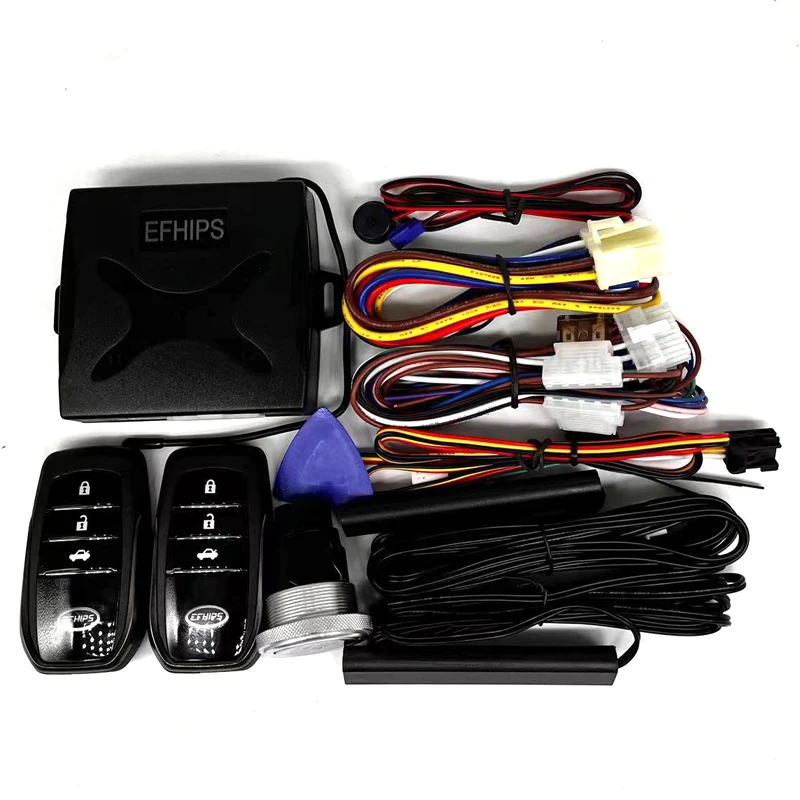 Universal One Push start Engine Start Stop Smart PKE Keyless Entry Remote Car Alarm door lock System
