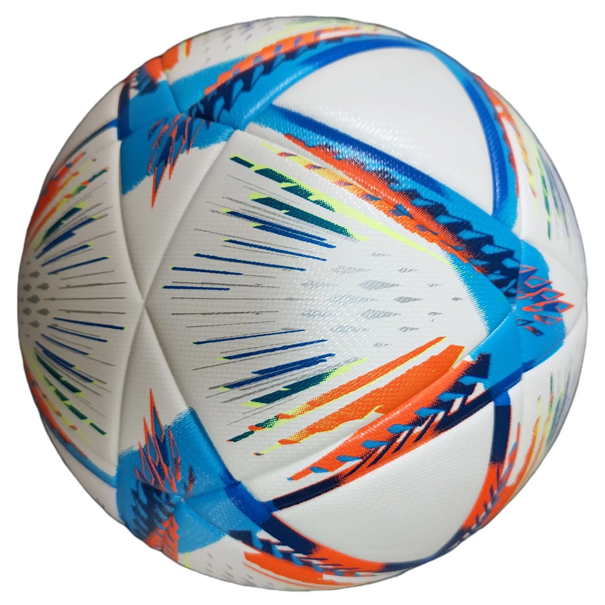 2023 Qatar Wholesale ALL RIHLA BALL Thermal Bonded Soccer Match Ball Machine Stitch Soccer Football Made By Pakistan