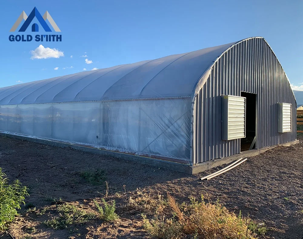 Commercial Medical Hemp Greenhouse with Light Deprivation Blackout System