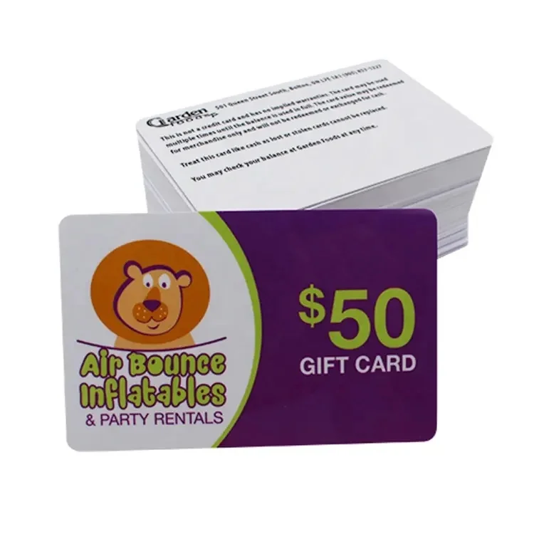 plastic cmyk business pvc cards