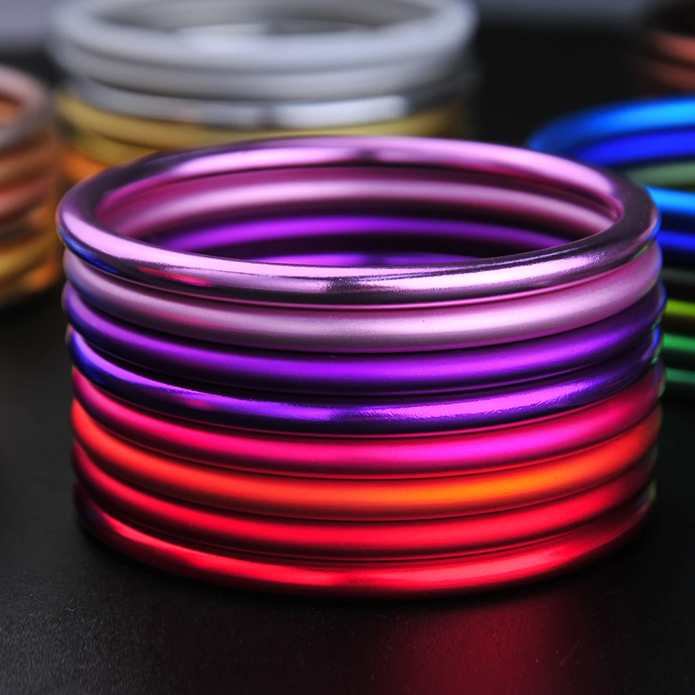 China factory direct 3' anodize aluminum ring baby carrier sling metal rings