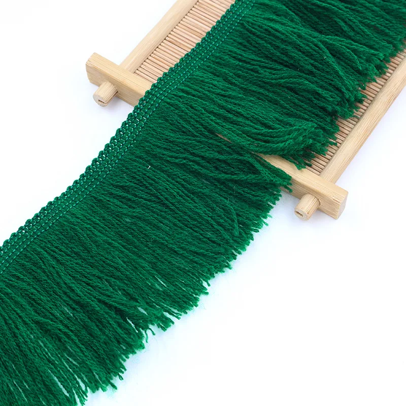 ZSY Wholesale 7CM 3 Inches Acrylic Woolen Yarn Lace Fringe for Football Fan Scarf