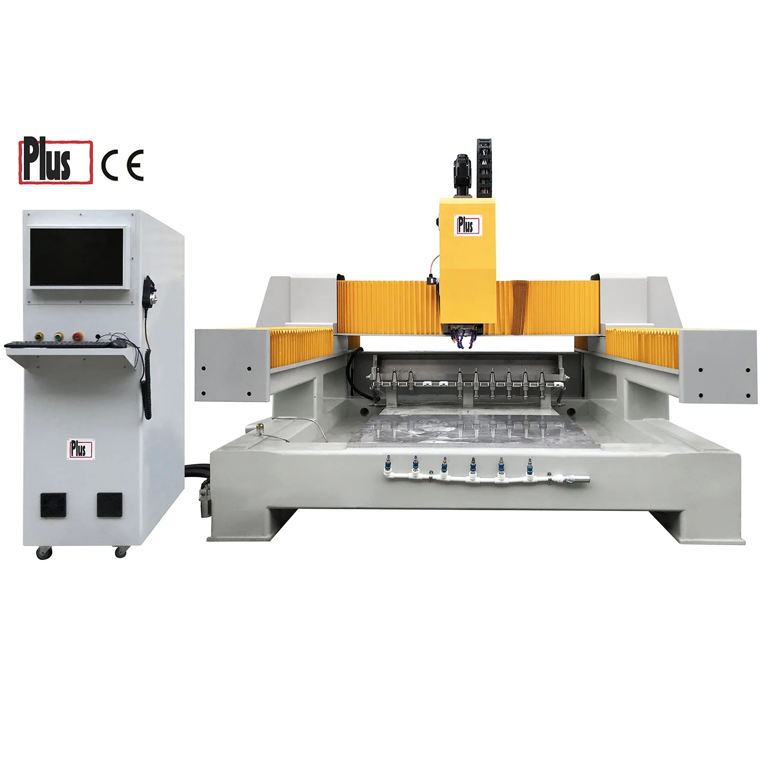 CNC 5 оси гранитная каменная плитка Круглопильный Станок раковина резки панда