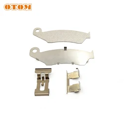 OTOM Motorcycle Front Rear Brake Caliper Spring Sheet Heat Insulation Sheet For NISSIN Brake HONDA YAMAHA KAWASAKI SUZUKI