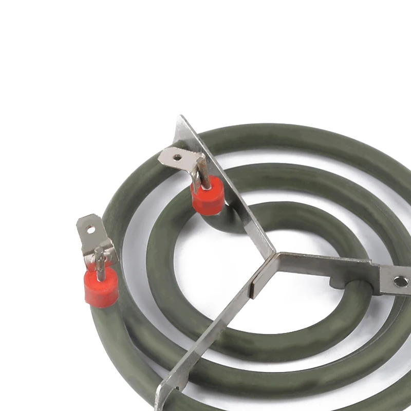 Stainless steel single burner cooker coil hot plate heater for electric stove tubular heating element replacement with tripod