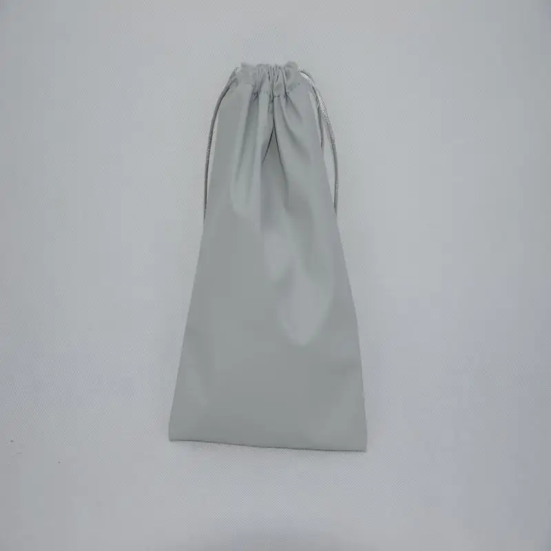 Factory Wholesale Gift Packing Fabric Custom Small Bottom Cotton Rope Handle Packing Drawstring Wine Bag