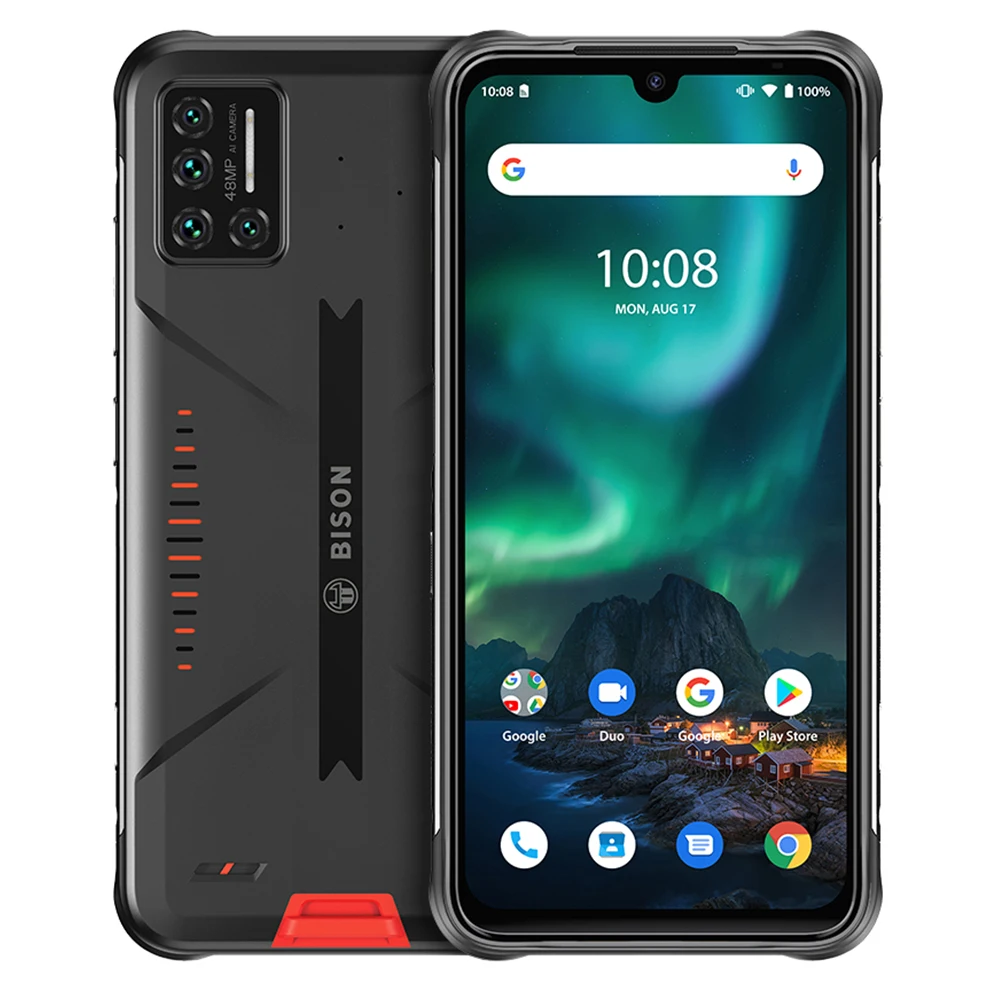 
UMIDIGI BISON Global Version IP68/IP69K Rugged Phone 48MP Matrix Quad Camera 6.3