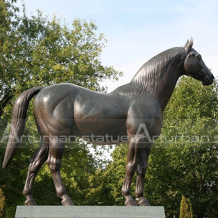 antique metal horse statue City decoration Manufacturer of custom sculpture
