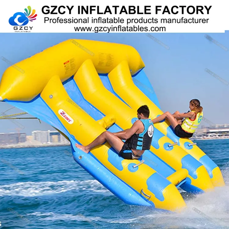 Fly fish at factory price Banana boat tube flying inflatable tube