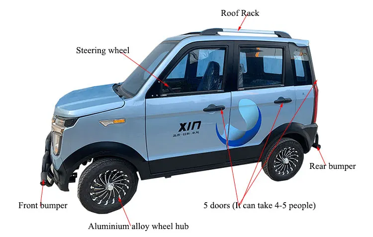 New Energy Vehicles SUV 5 seats and 4 wheel Electric Car With Cheap Price