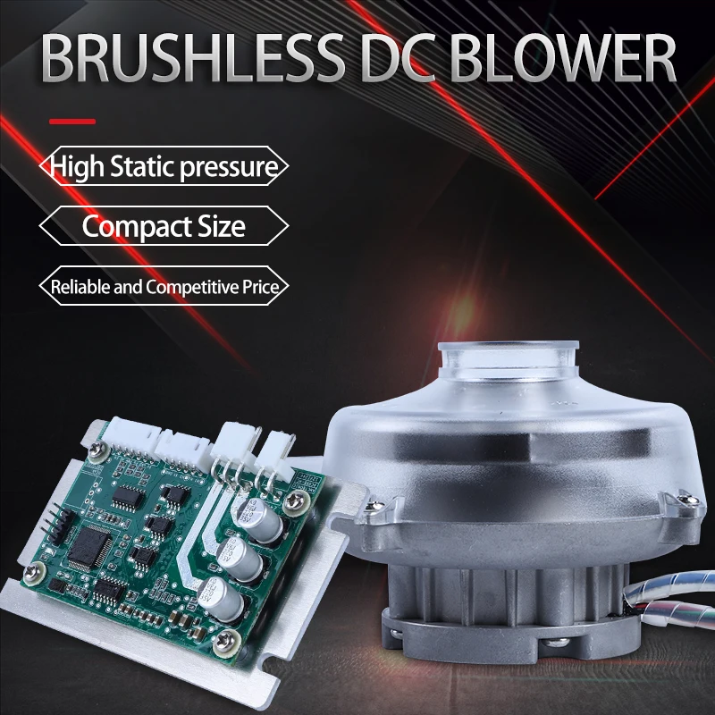 Profession Design industrial  C9002U-48V-1 high pressure dust blower 48V small centrifugal fan