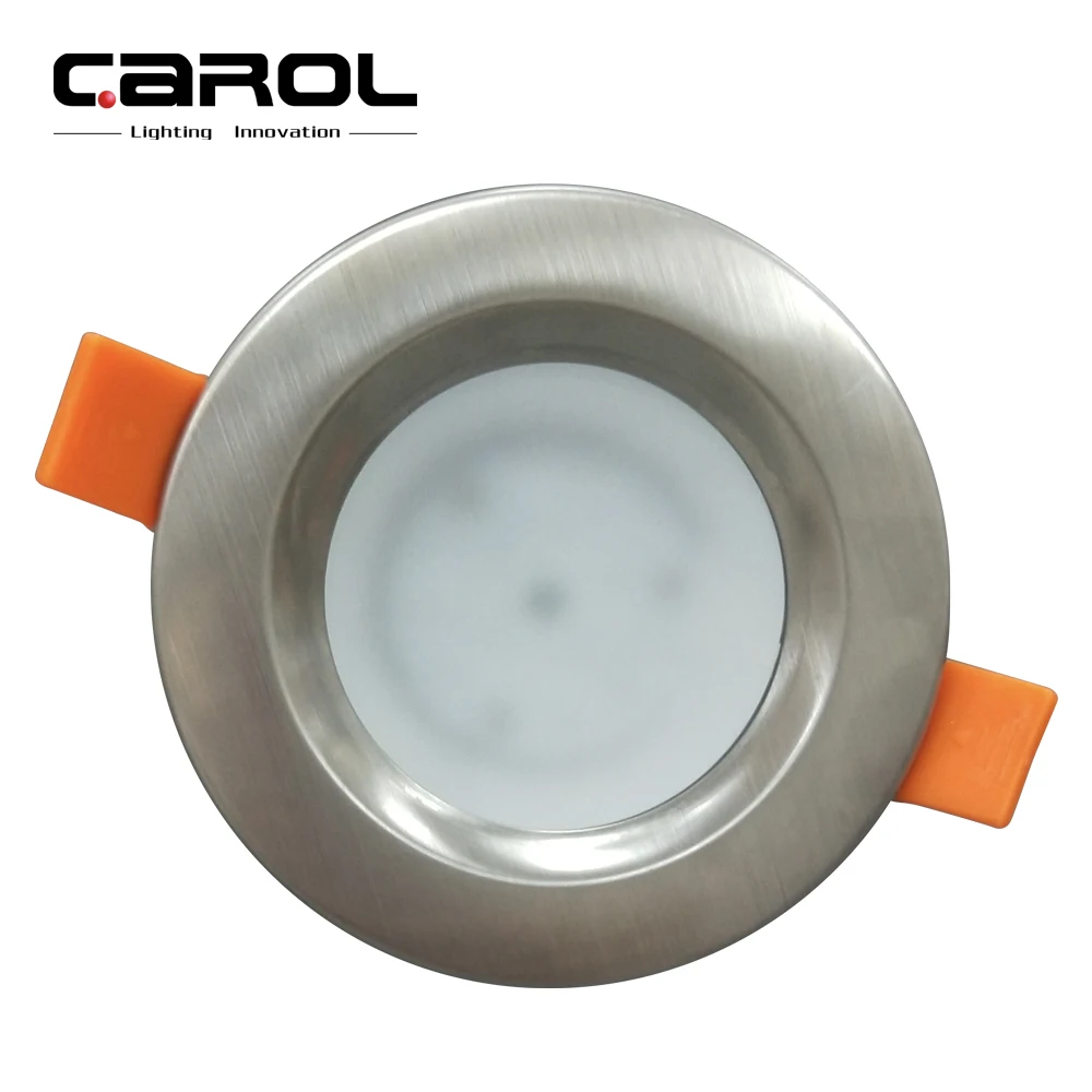 0-10v dimmable recessed fixed stainless steel cover led fire rated water proof downlight ip 65