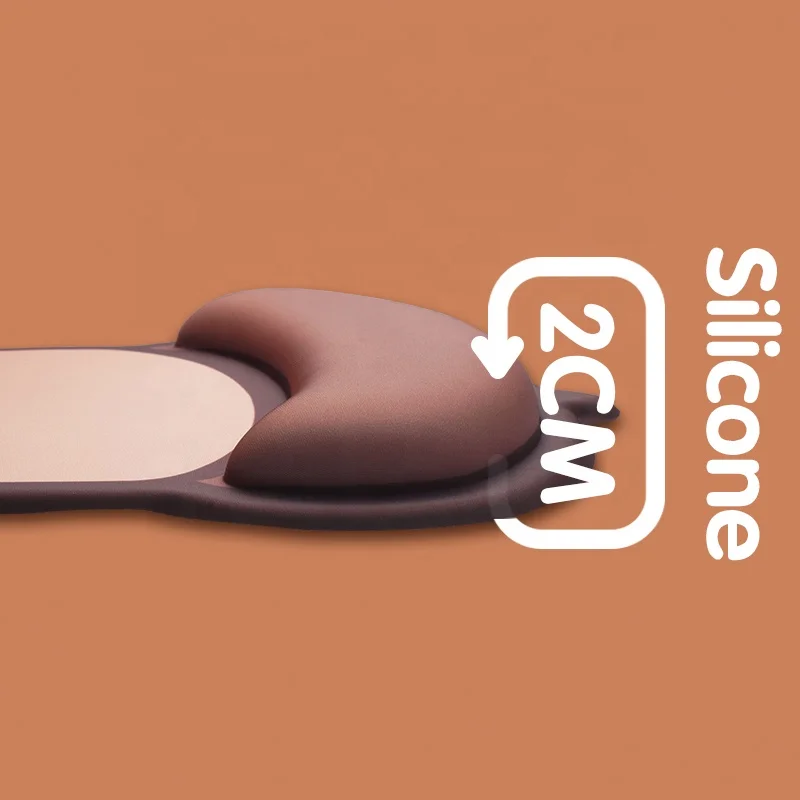 Acorn-shaped Custom Logo Personalized Gaming Mouse Mat Pad With Wrist Rest Support for Gaming