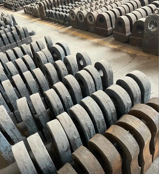 High Manganese Steel High Chromium Composite Metal Alloy Hammer Crusher Head Forged Ore Mining Essential Hammer Crusher