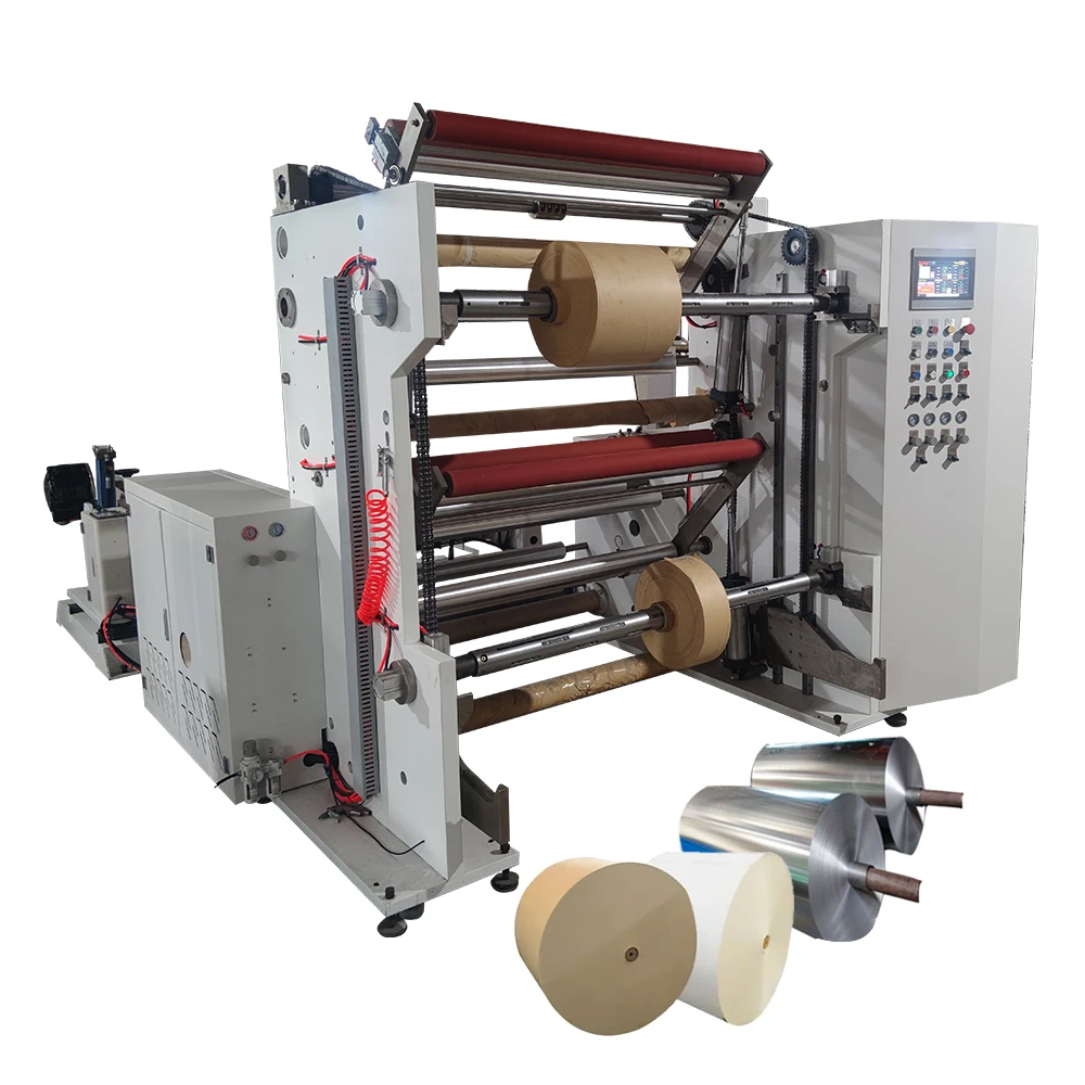 horizontal PVC PET film paper slitting machine paper processing machinery