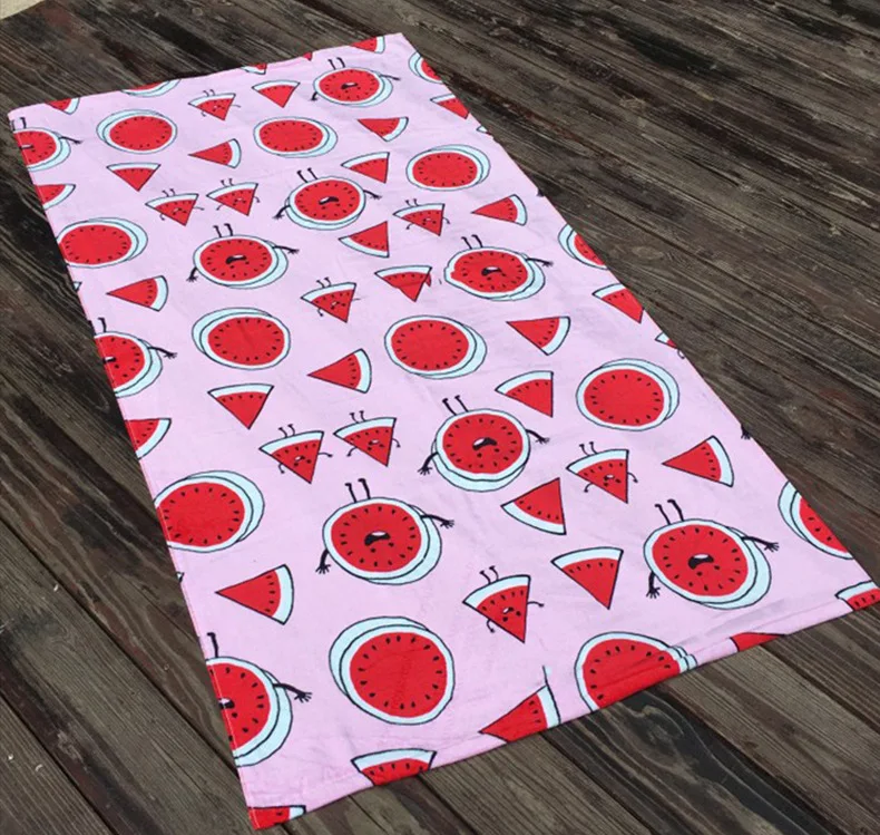 100% Cotton Cheap velour Printed Beach/Bath Towel Wholesale
