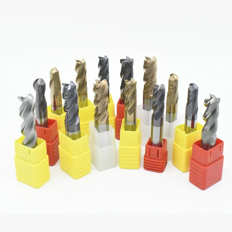 customizable 1/2 1/4 3/4 1/8 inch endmills micro grain carbide end mill 1/4inch