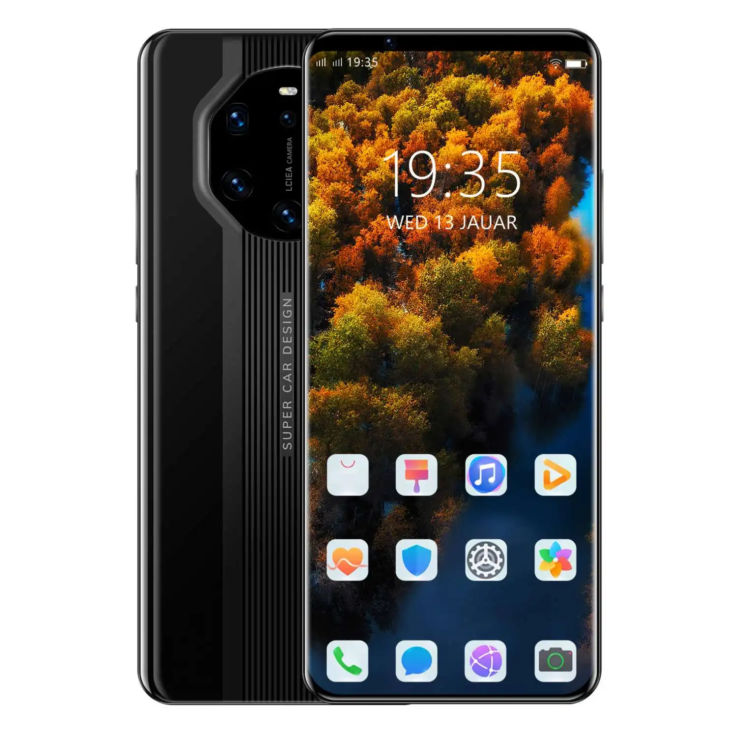 Мобильный телефон M40 RS 5 8 дюйма 5G LET пять камер Android-смартфоны 12 + 512 ГБ MTK6889Ultra моноблок две SIM-карты