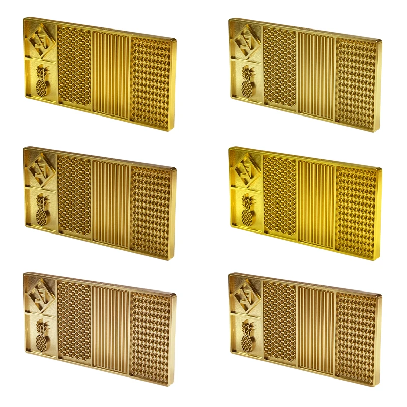 Ice Branding Stamp Designer Plate For Whiskey Cocktail Ice Cube Personalized Brass Stamp Mold Ice Design Stamp Plate