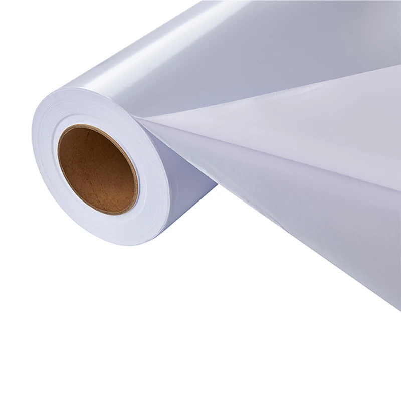 Factory Supply Premium Viny Film 100 Micron Pvc Sticker Air Egress Bubble Free Removable Adhesive Self Adhesive Vinyl Film