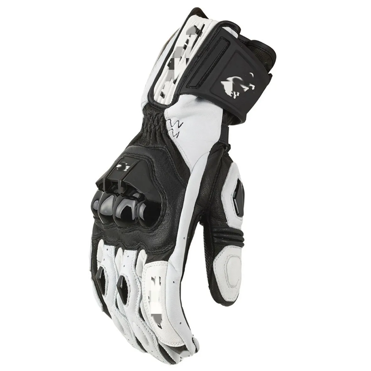 Motorcycle Leather Carbon Fiber Gloves Summer Winter Cross-country Mountain Bike AFS-18 Gloves Riding Motorcycle Rider Glove