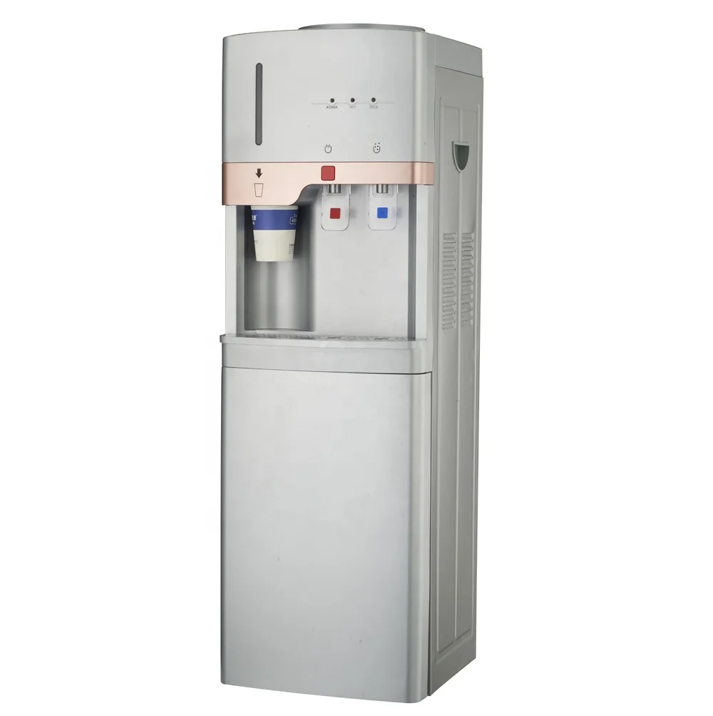 new   hot and cold water cooler with cup holder free standing water dispenser