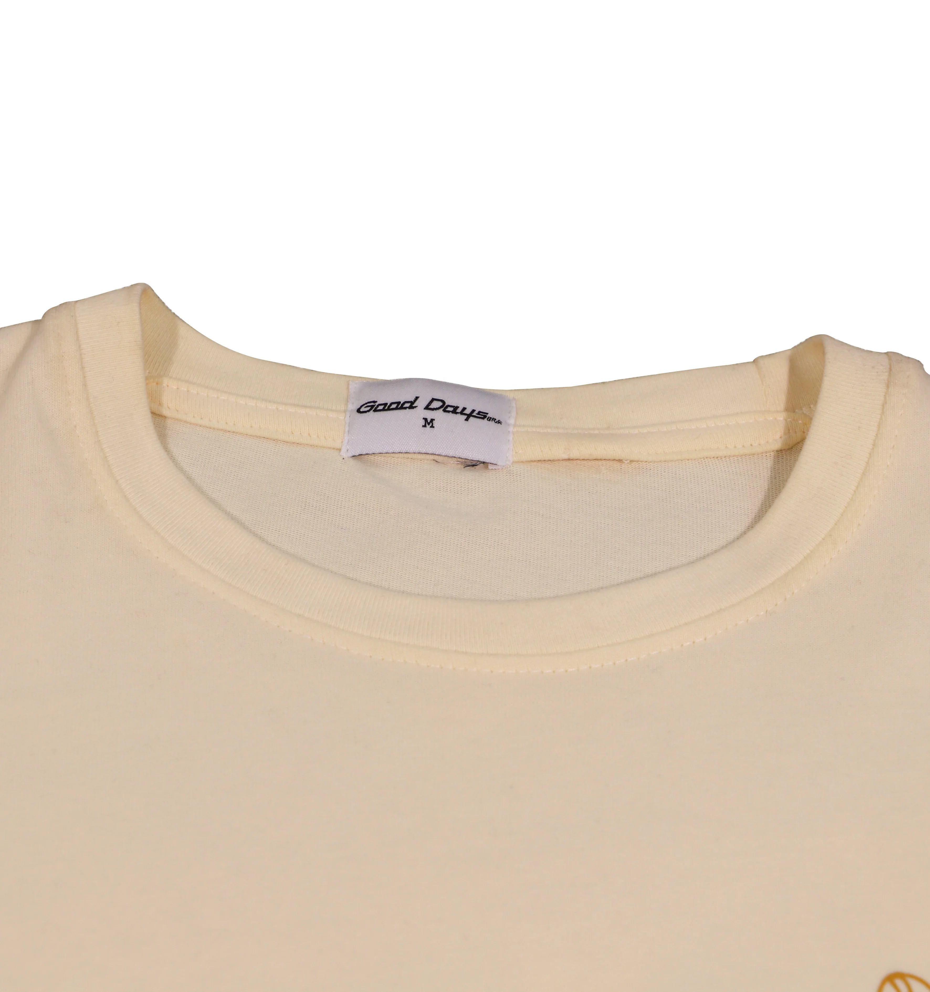 Custom Letters Classic 100% Cotton O Neck 3D Puff Print T Shirt Creamcolor Beige Oversize Foam Print T Shirts For Men