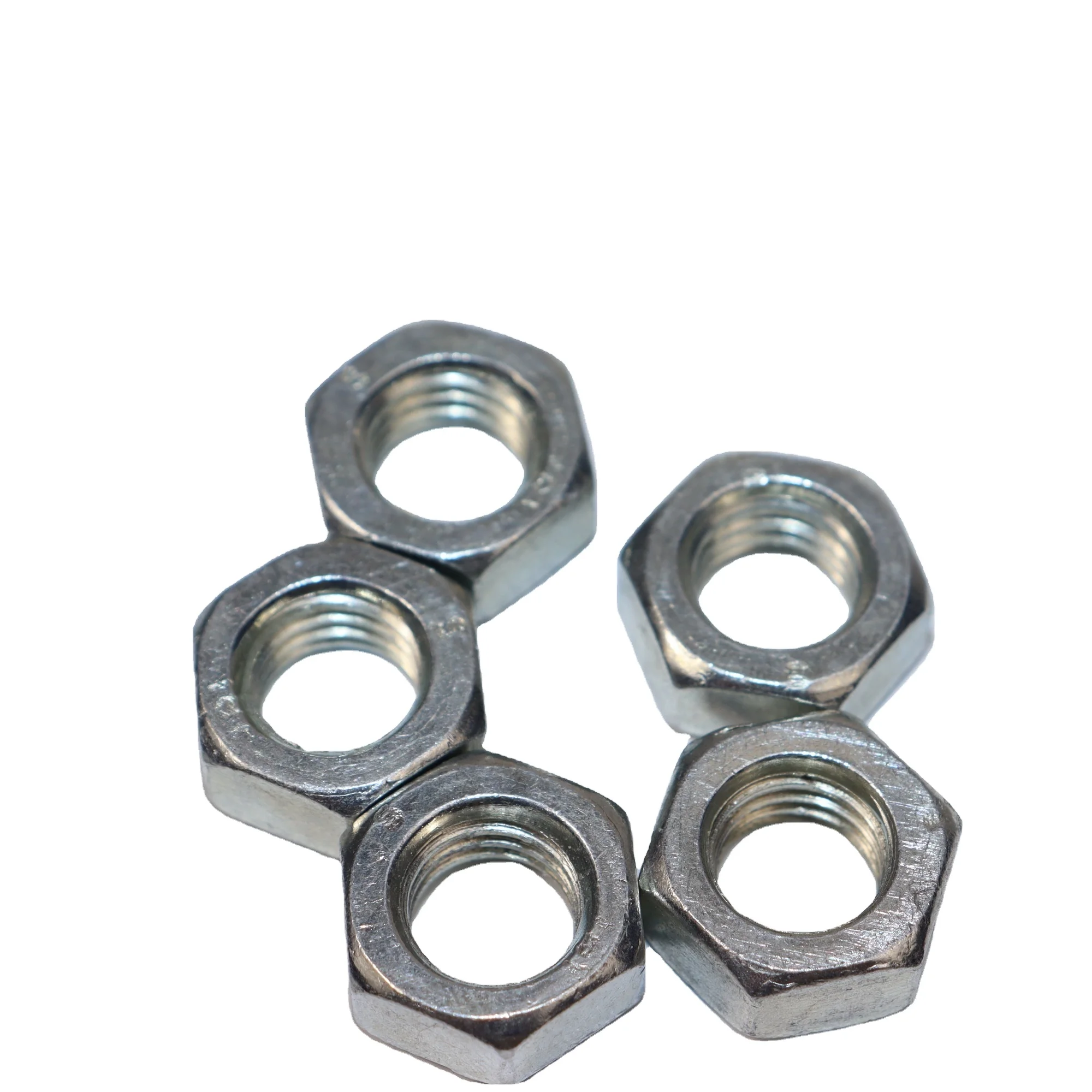 Factory direct sale ASME B 18.2.2 hex nut m8 m16 hex nut for bolt