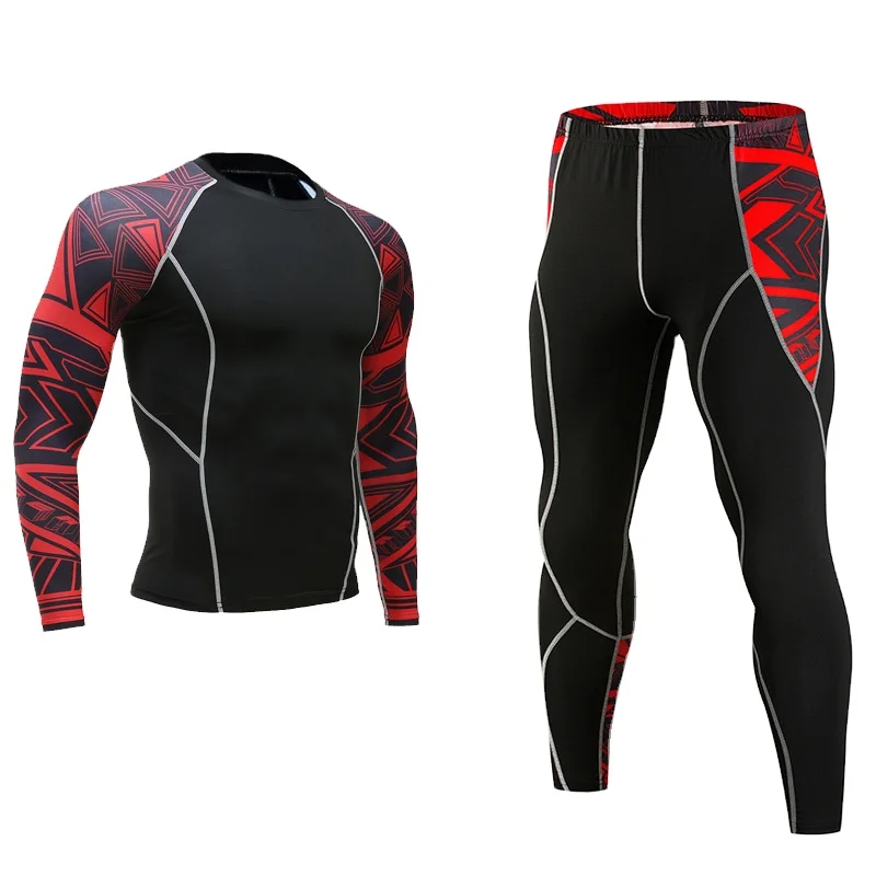compression tights printing Training Clothes Flower Arm Man custom training clothes