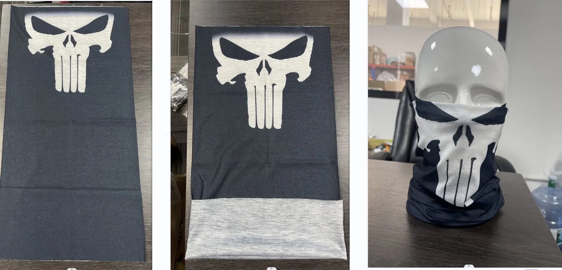 LEO Polyester Custom Multi Use Scarf Headwear Tube Bandanas Face Mask Neck Gaiter Seamless Bandana