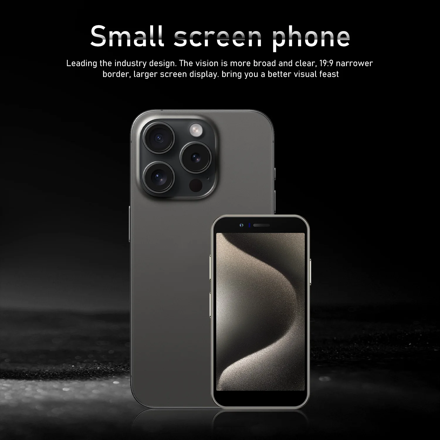 Latest i15 Mini 3G/4G Smartphone with 4-Inch 2K Display 2000mAh Battery 1GB RAM + 128GB ROM LTE+CDMA Cellular
