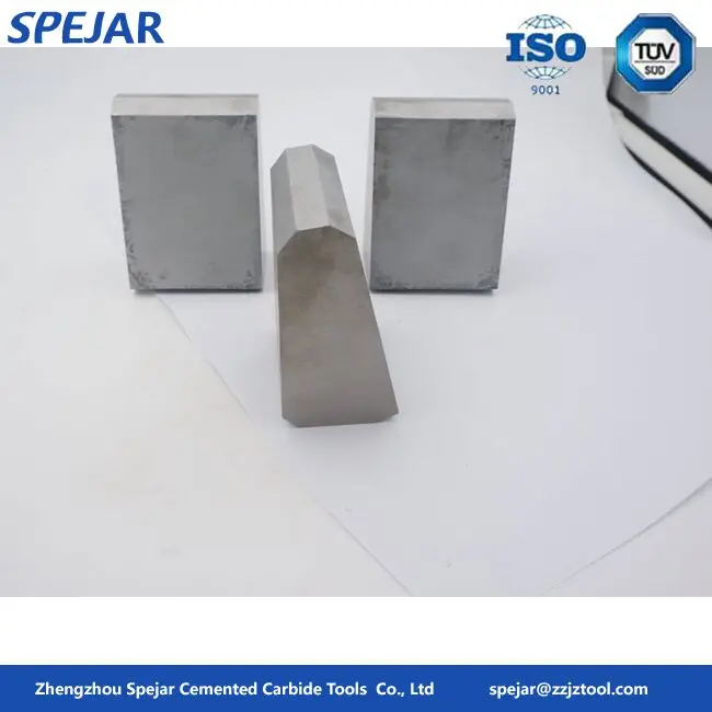customized solid carbide flat block tungsten carbide cube