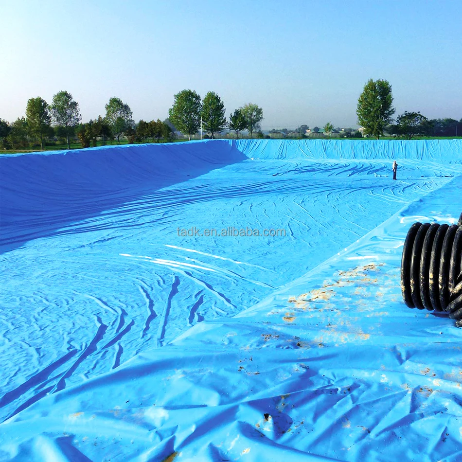 HDPE Pond liner 45mil 60mil 30mil geomembrane waterproof membrane EPDM rubber sheet