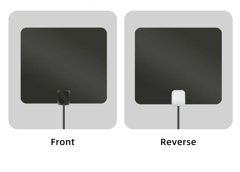  Переносной усилитель лучшего качества VHF UHF DVB-T TV Aerial Flat Indoor Digital 4K HDTV антенна с усилителем и