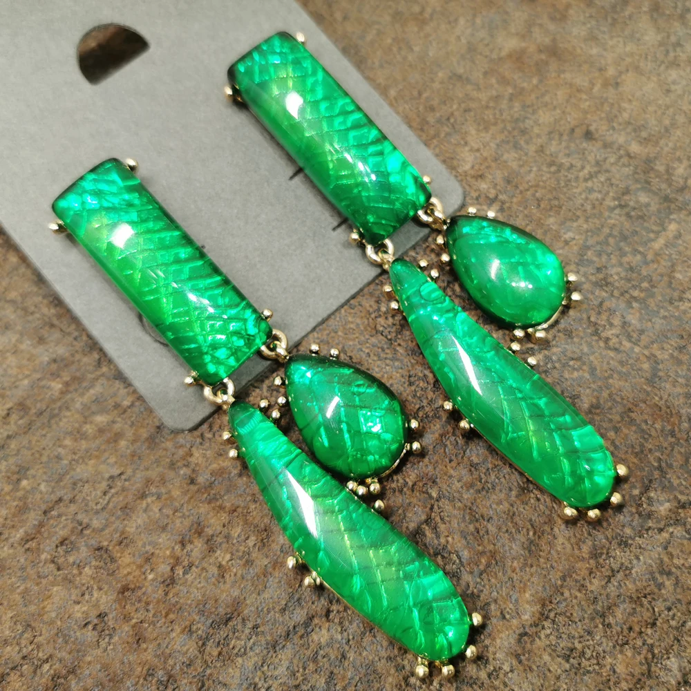 Handmade Statement Dangle Earring Luxury Chandelier Gold and Crystal Earring Organic Style Jewelry