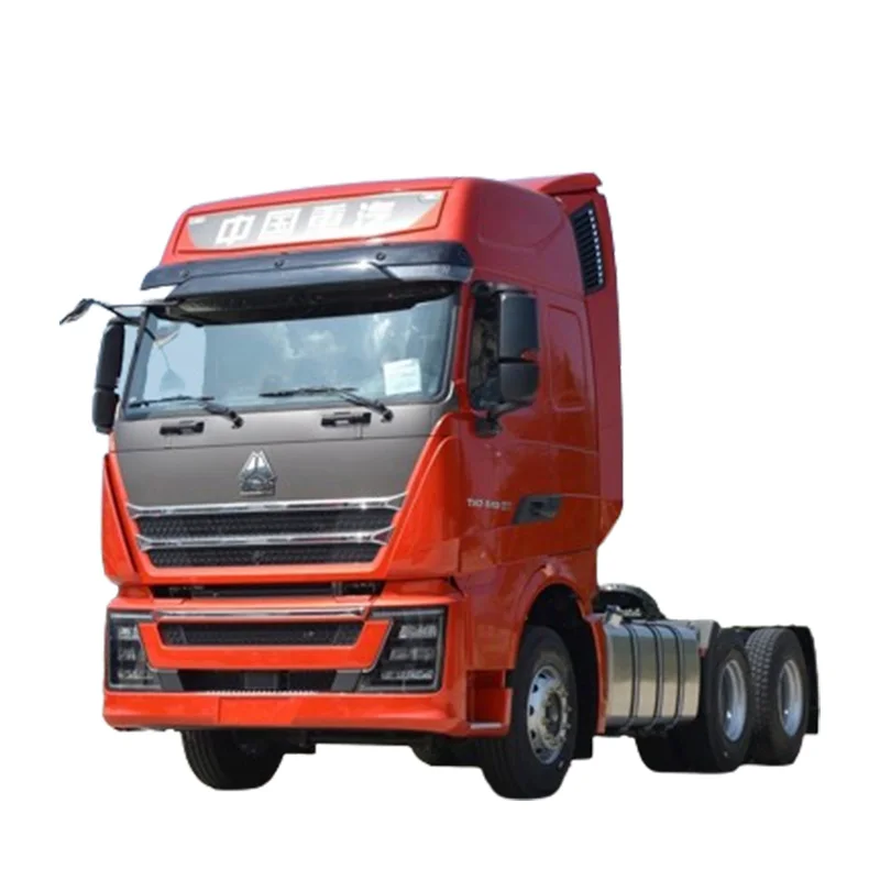 Uzbekistan in stock sinotruck A7 TH7 howo tractor truck 6x4 420hp used tractor truck units