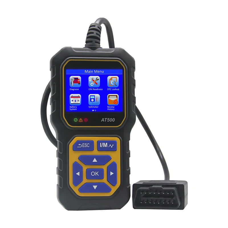 Acclope Electronic Products 12 Experience AT500 Scanner O2 Sensor Test Diagnostic Tool OBD2 System Code Reader Scanner