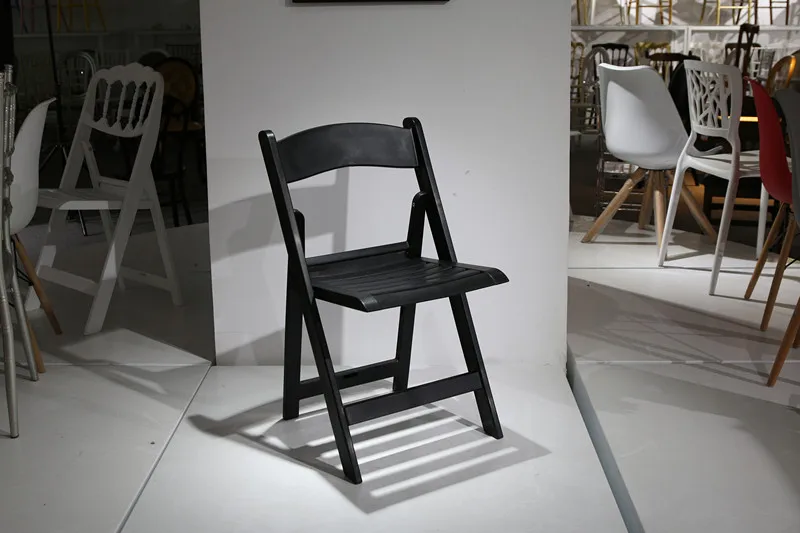 cheap white PP resin plastic wedding events folding chairs