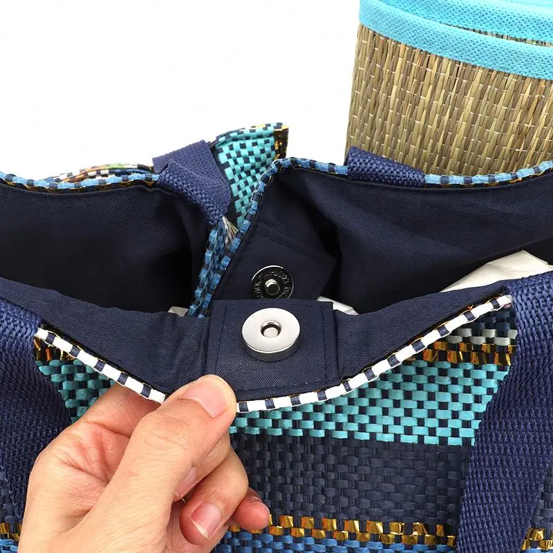 Hot Selling Raffia Straw Summer Beach Bag Palm Leaf Tote Beach Bag Ready To Ship