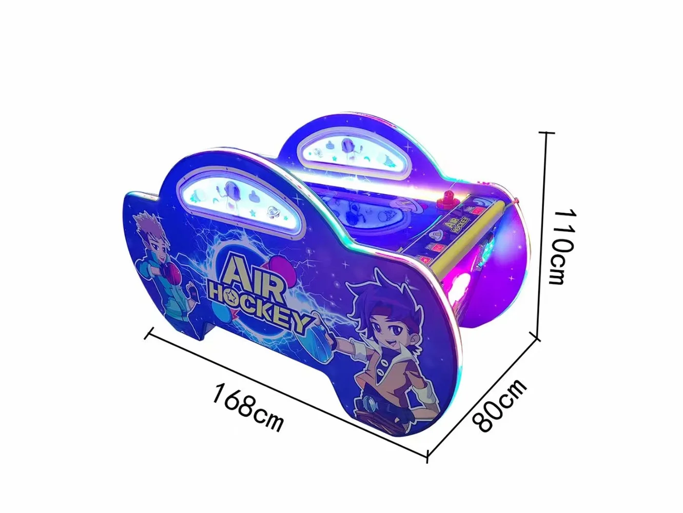 Shopping Malls Hockey Electronic Air Hockey Table Game Coin Operated Machine Air Hockey Game Machine