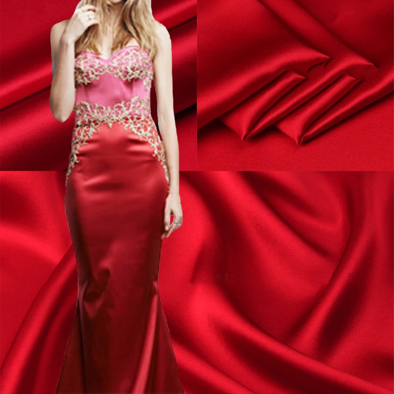 100 Шелковый кокон, натуральная ткань, Белый Жаккардовый жаккард из натурального шелка для шелковой одежды