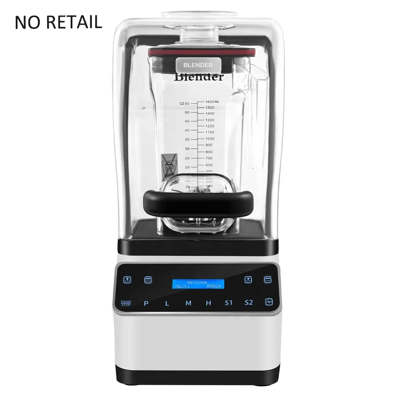 Профессиональный многофункциональный блендер для фраппучино смузи со звуковой крышкой