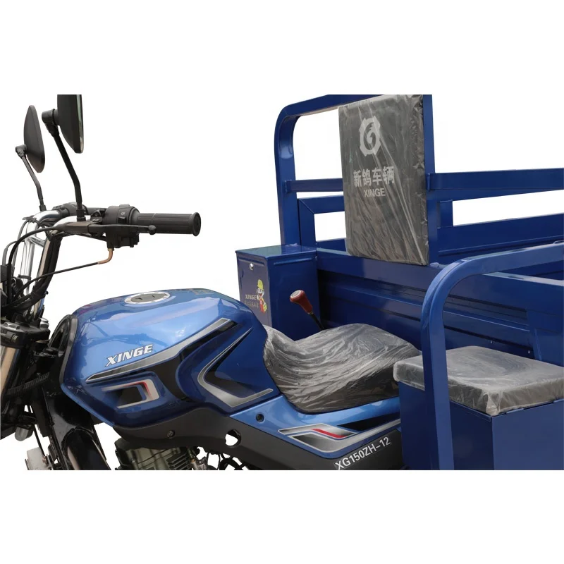 200CC Gasoline Motorized Cargo Tricycle Heavy Loading Trike Three Wheel Motorcycle