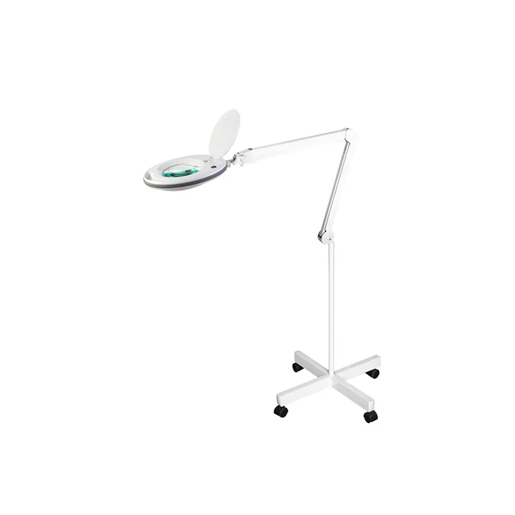 Cosmetic Magnifying Manicure Table Lamp Beauty Salon Magnifying Lamp With Dual Color Brightness Adjustment