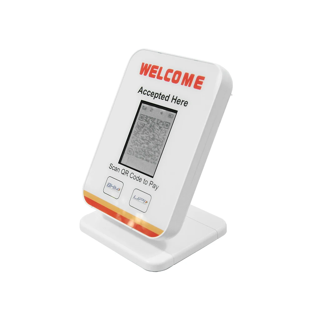Business Payment Audio Dynamic QR Soundbox Stand With LCD Display Z10-B