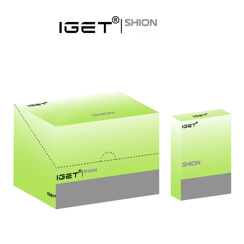 
gift box packaging 100 % original shion IGET 