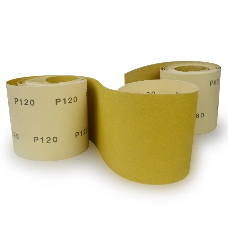 Yellow Sandpaper Roll Emery Cloth Roll Sand Paper Manufacturers In China