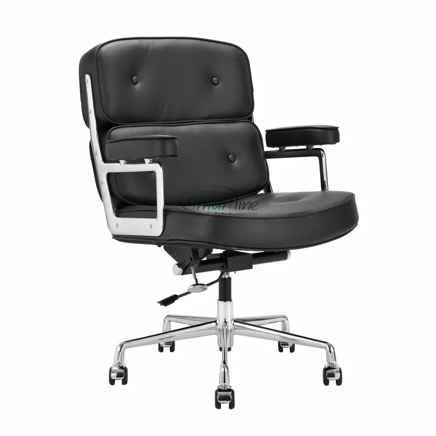 High quality Lobby chair  ES104 style office chair top grain Italian leather Executive chair